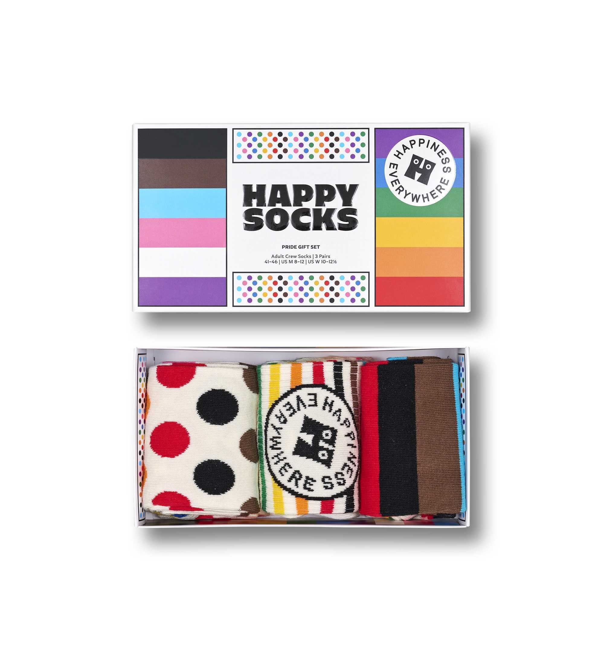 Pride 3er Socken, Geschenkbox Socks Socks Kurzsocken Happy Pack Unisex