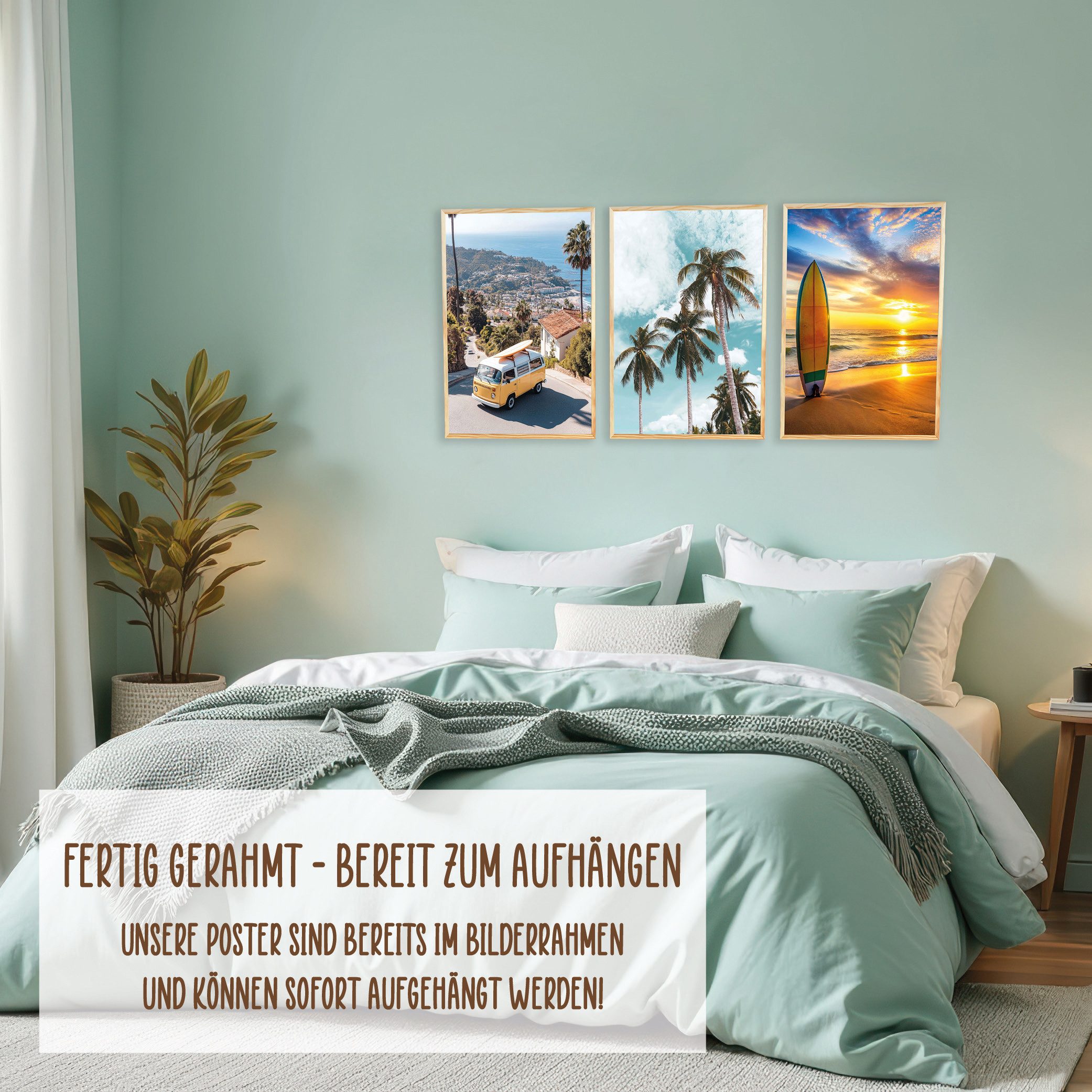 Wackadoo Living Poster Set inklusive Bilderrahmen, günstig online kaufen