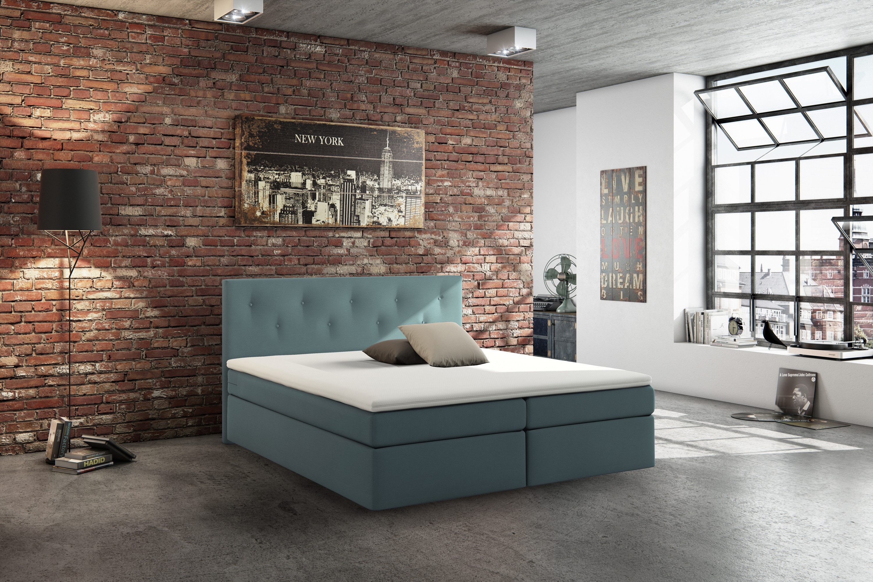 XDREAM Boxspringbett Verona, erhältlich in 140x200 günstig online kaufen