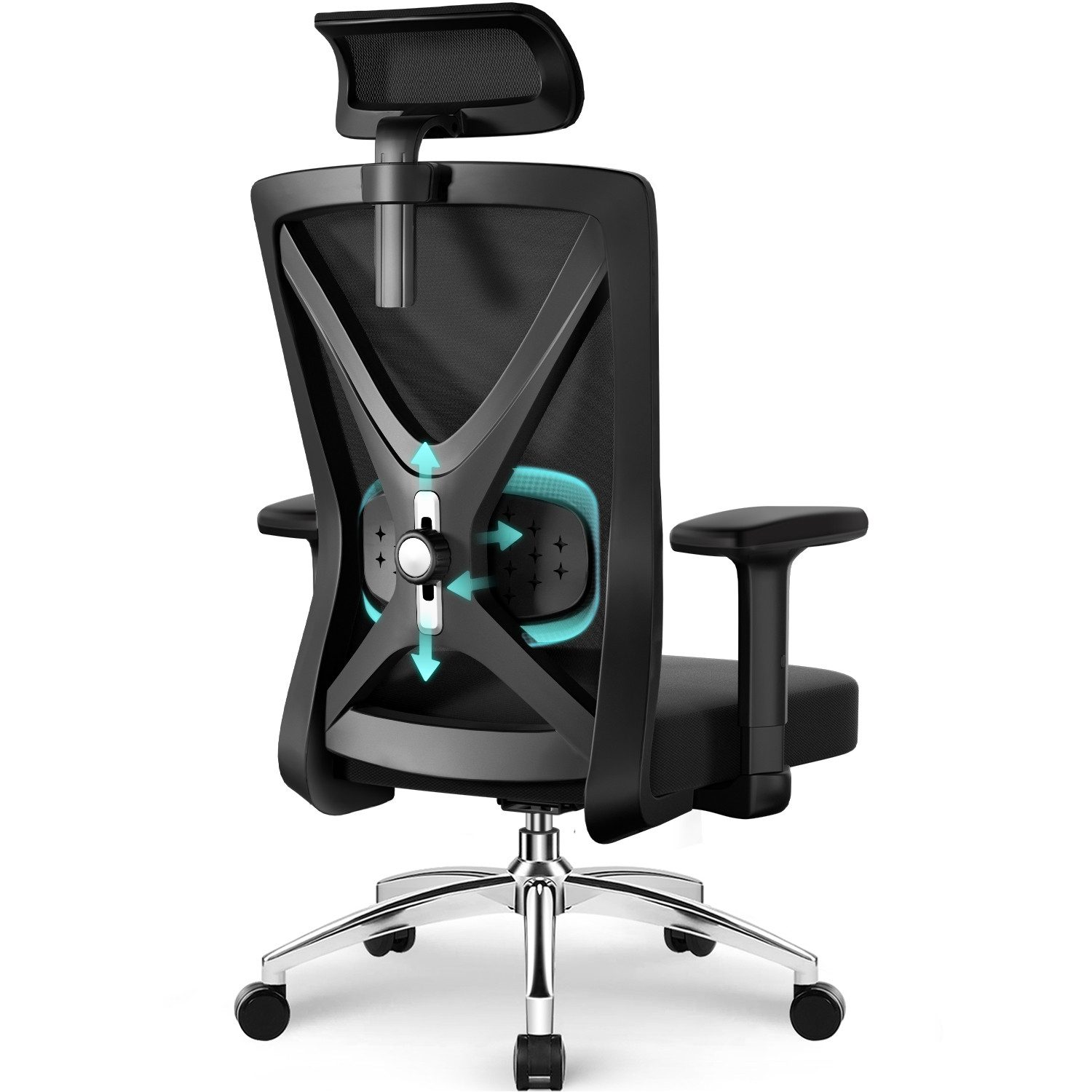 Daccormax Bürostuhl Ergonomischer Bürostuhl,Schreibtischstuhl mit Rückenleh günstig online kaufen