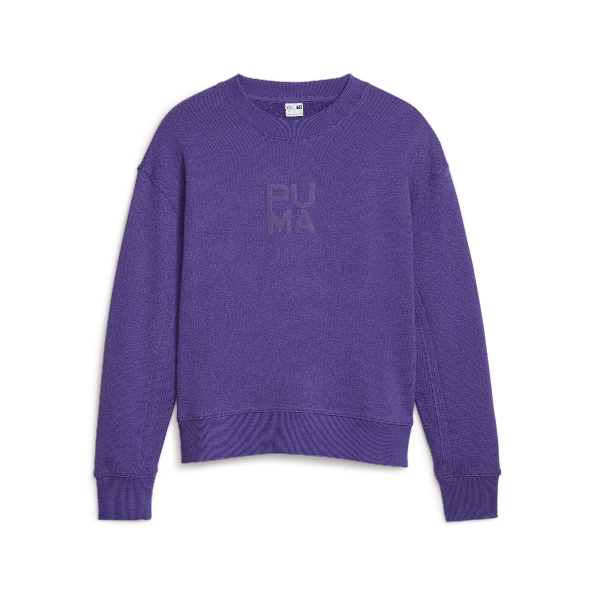 Damen PUMA Purple Sweatshirt Team Sweatshirt Violet Infuse