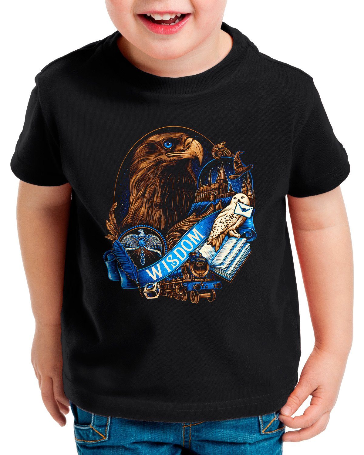 style3 Print-Shirt Kinder T-Shirt Wisdom potter harry hogwarts legacy gryffindor ravenclaw hufflepuff slytherin