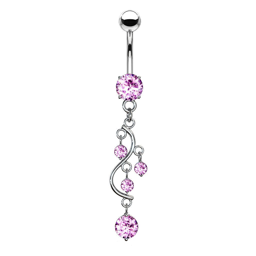 Taffstyle Bauchnabelpiercing Bauchnabelpiercing Banane Wein Anhänger günstig online kaufen