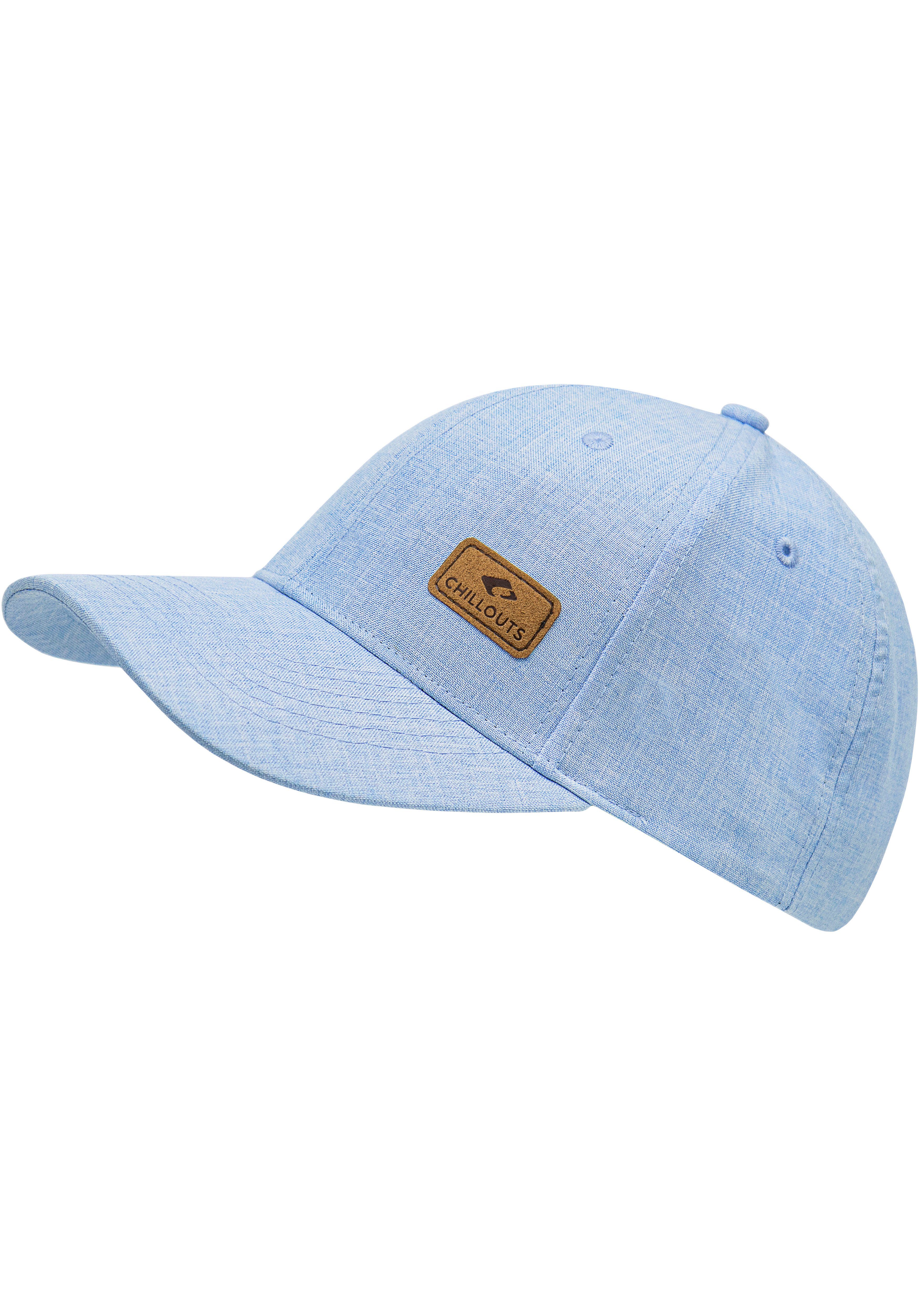 in melierter chillouts verstellbar Size, Baseball One hellblau Amadora Cap Hat Optik,