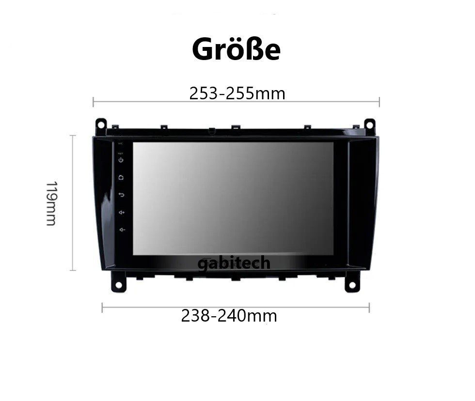 8 zoll android Autoradio GPS Navi für Mercedes Benz CLK Class W209 Autoradio