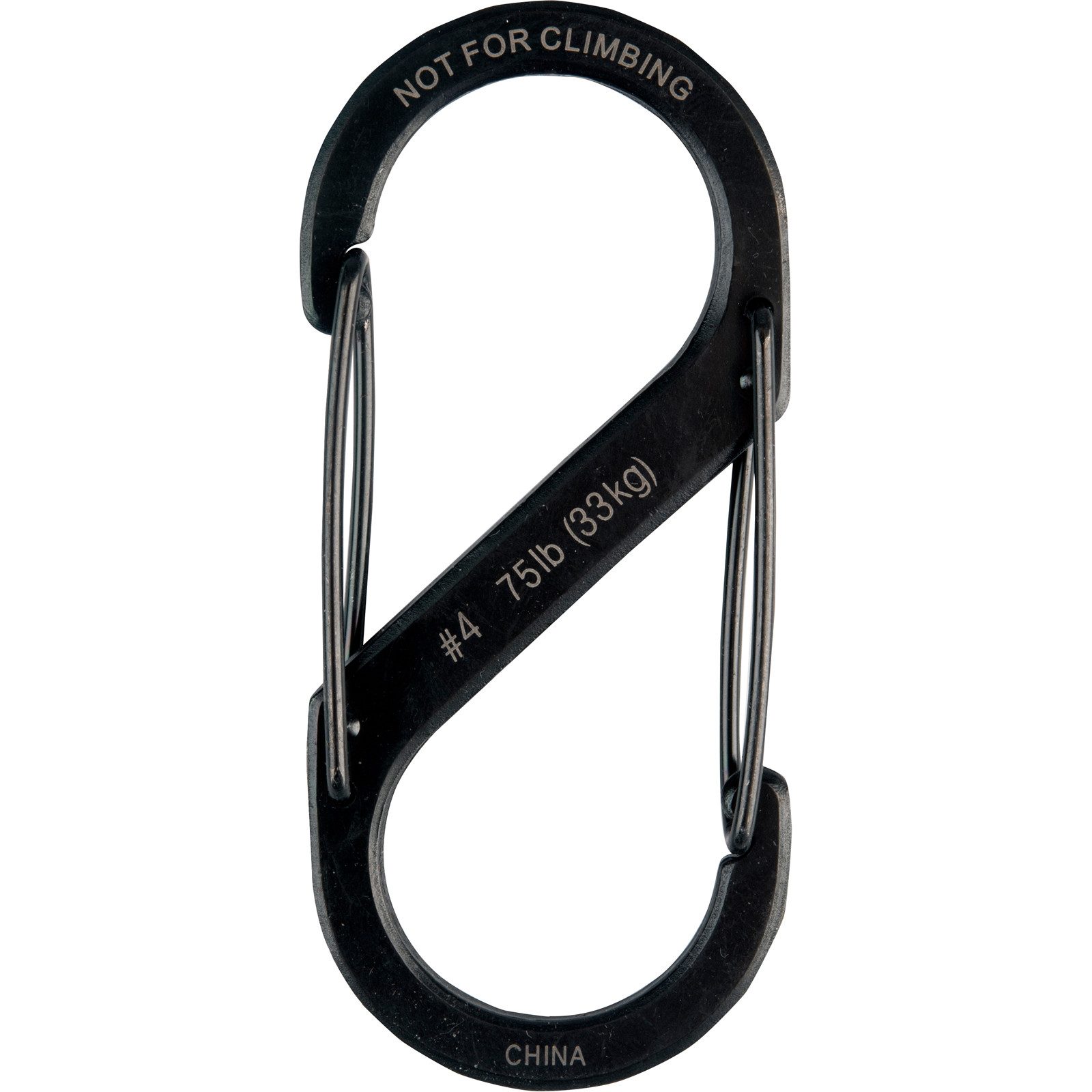 Karabiner S-Biner Mini Doppelkarabiner Schnapp