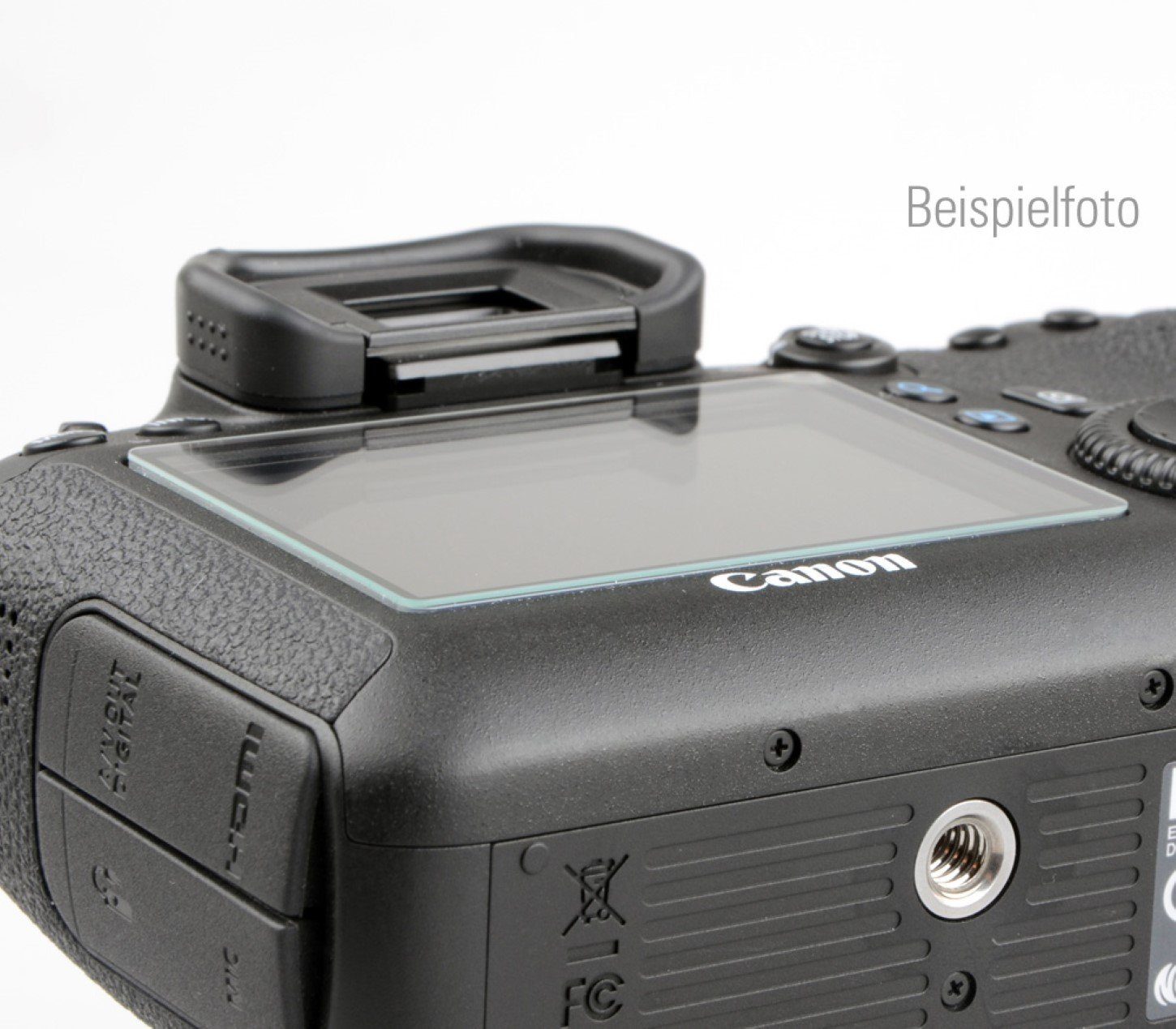 Echtglas Canon Selbsthaftendes 650D, Reinigungs-Set Displayschutz EOS ayex ayex für