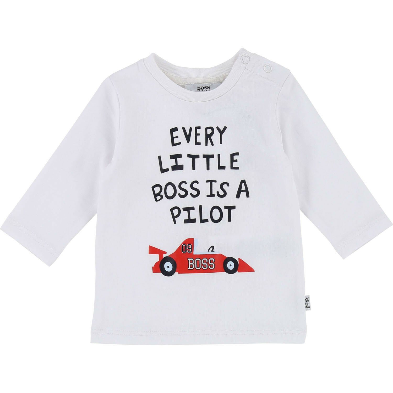 BOSS Langarmshirt HUGO BOSS Baby Langarmshirt Rennauto Print