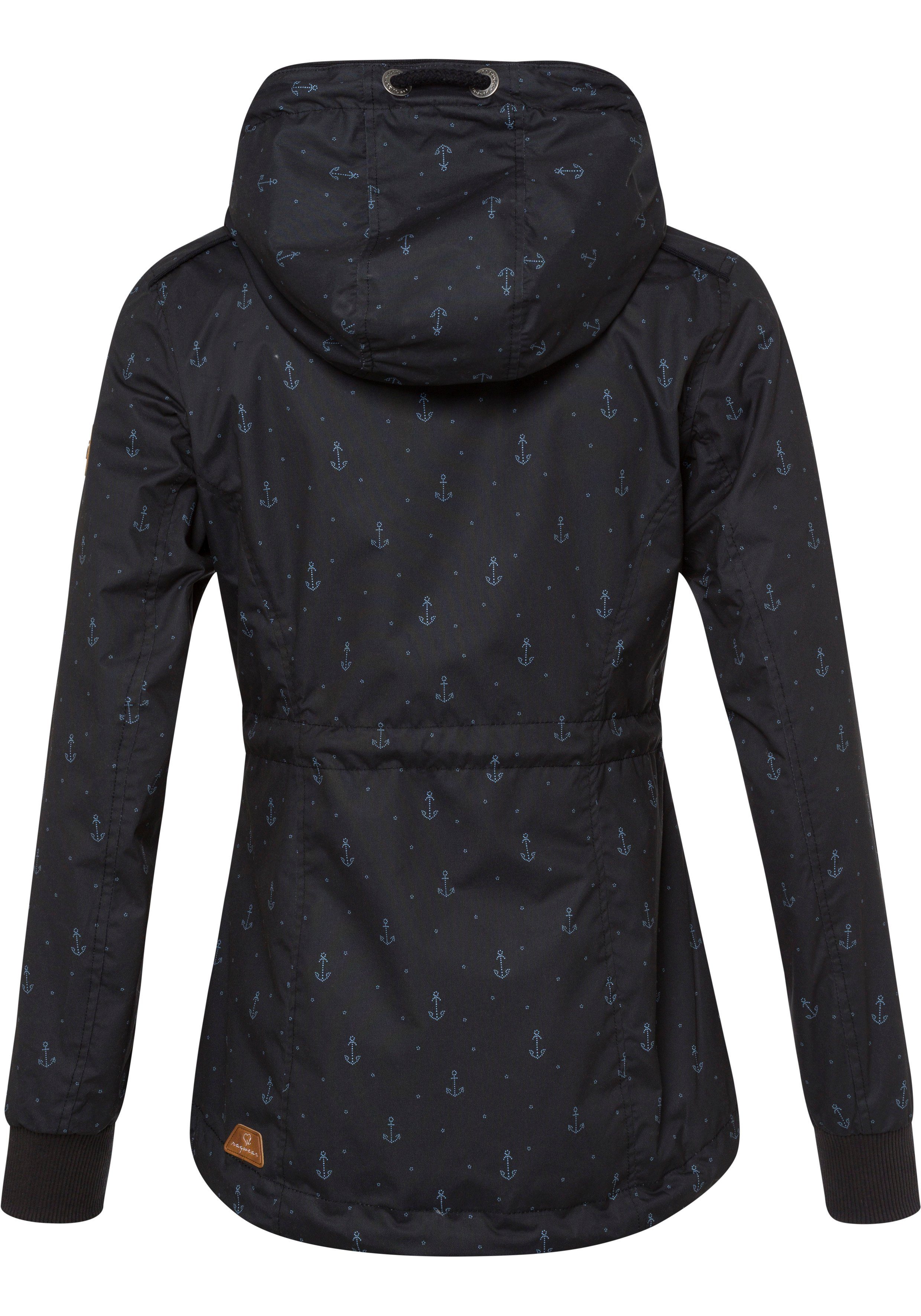 DANKA Ragwear Style Over-Druck-Design Funktionsjacke Streetwear MARINA Urban im "Anker-All O