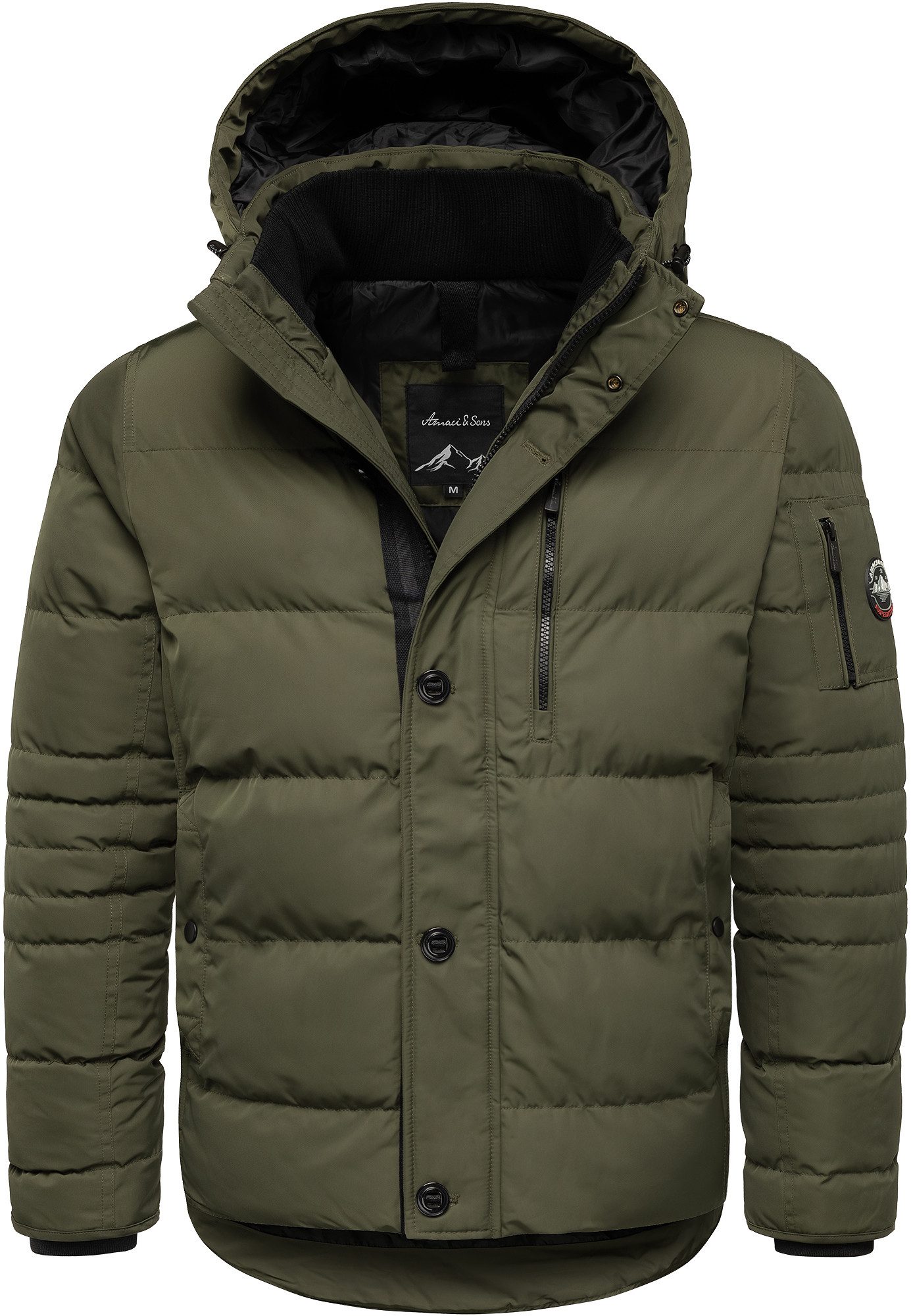 Amaci&Sons Winterjacke AKRON Winterjacke Herren Gefütterte günstig online kaufen