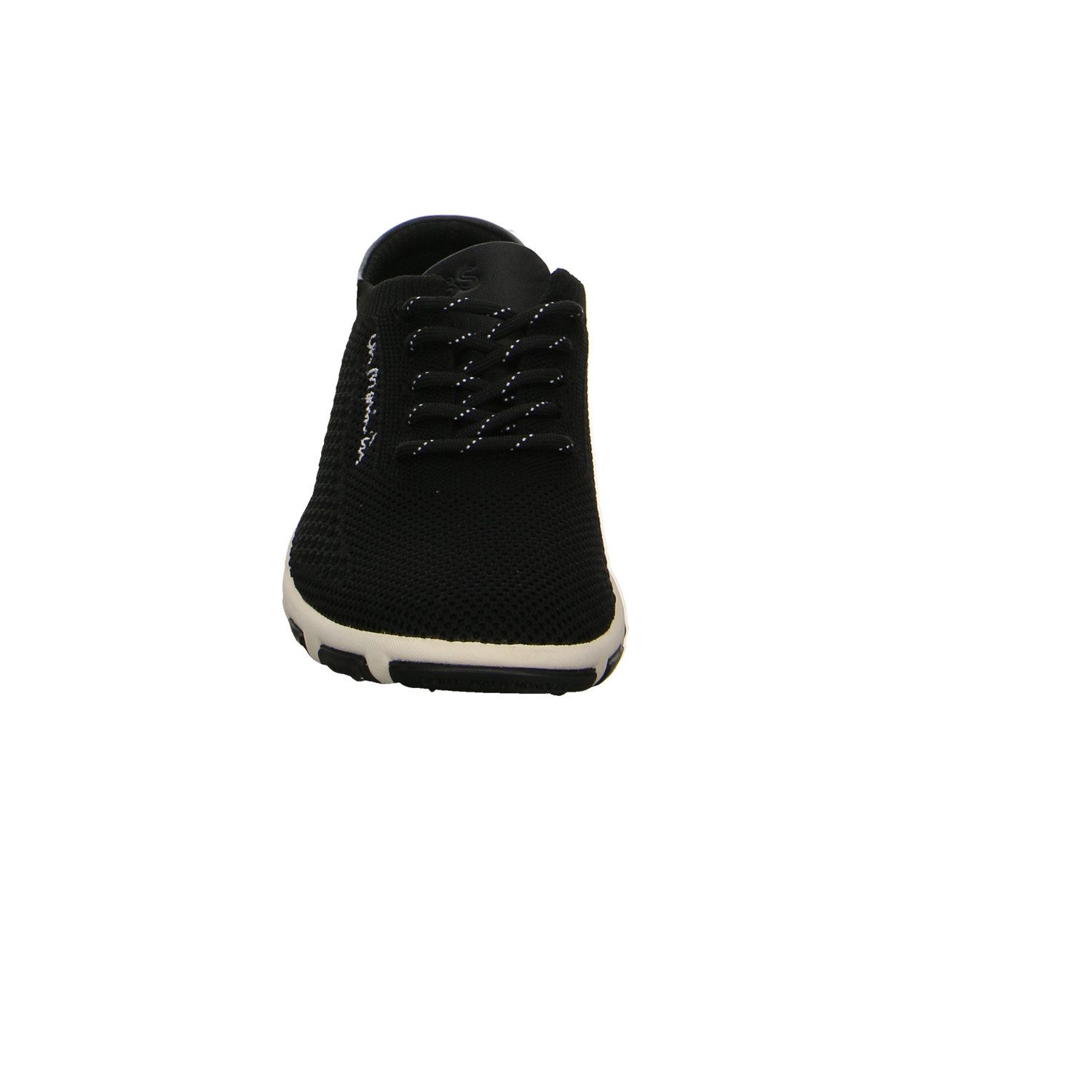 tbs Tamaris Jazaria Leinen-Stoff Schnürschuhe schwarz Schnürschuh