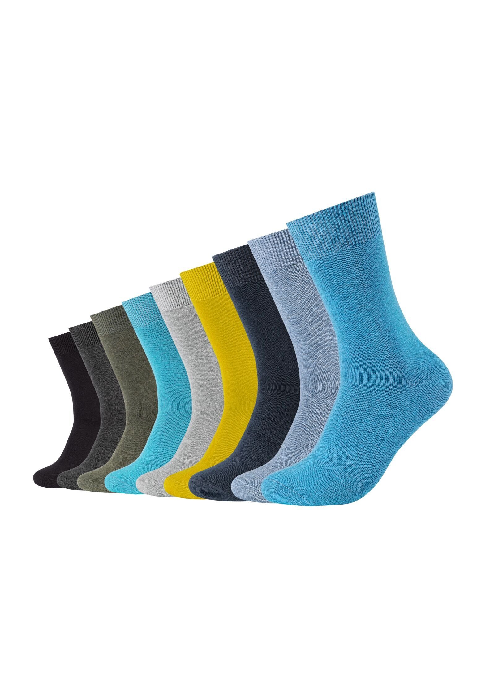 9er Camano turquoise Socken Pack Socken