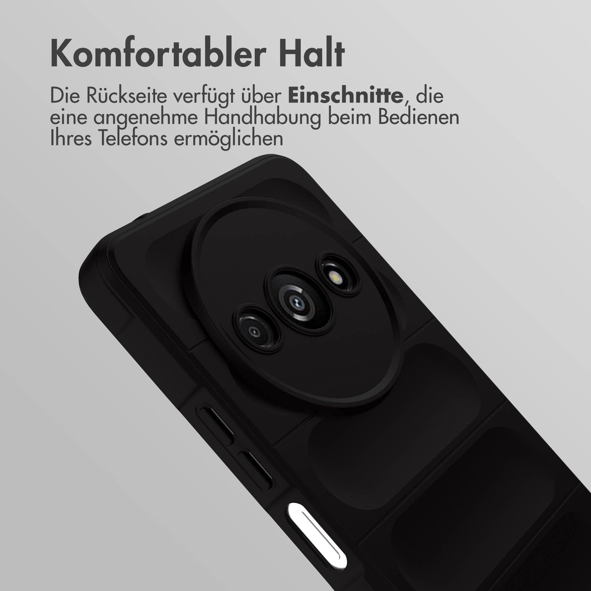 imoshion Backcover imoshion EasyGrip Backcover Xiaomi Redmi A3 - Schwarz