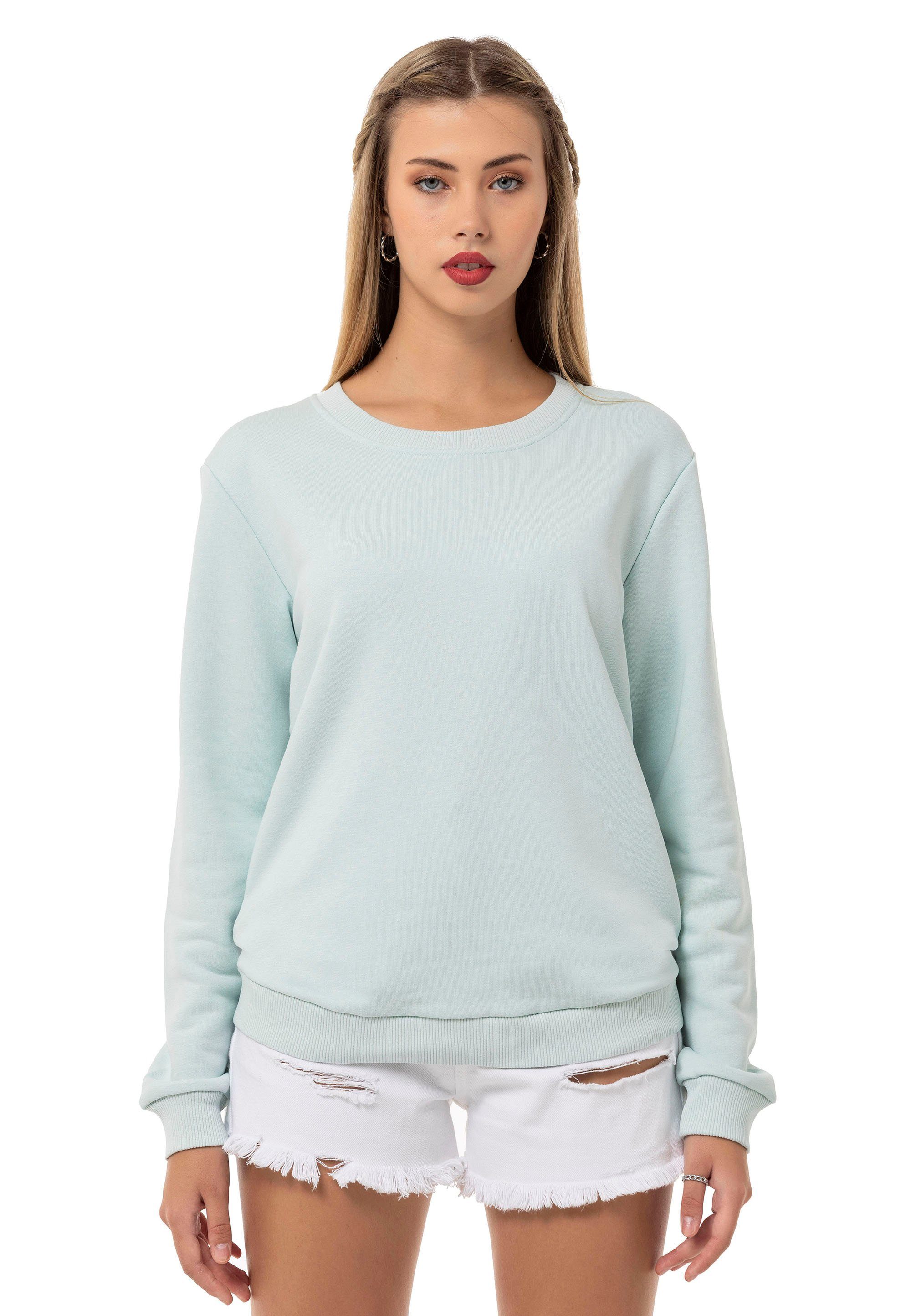RedBridge Sweatshirt mit Rundhals – weiche Sweatware, Rippbündchen