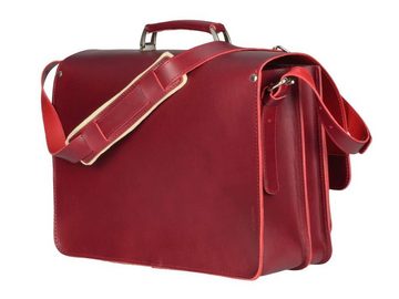 Ruitertassen Aktentasche Classic, 40 cm Lehrertasche mit 2 Fächern, Schultasche, dickes rustikales Leder