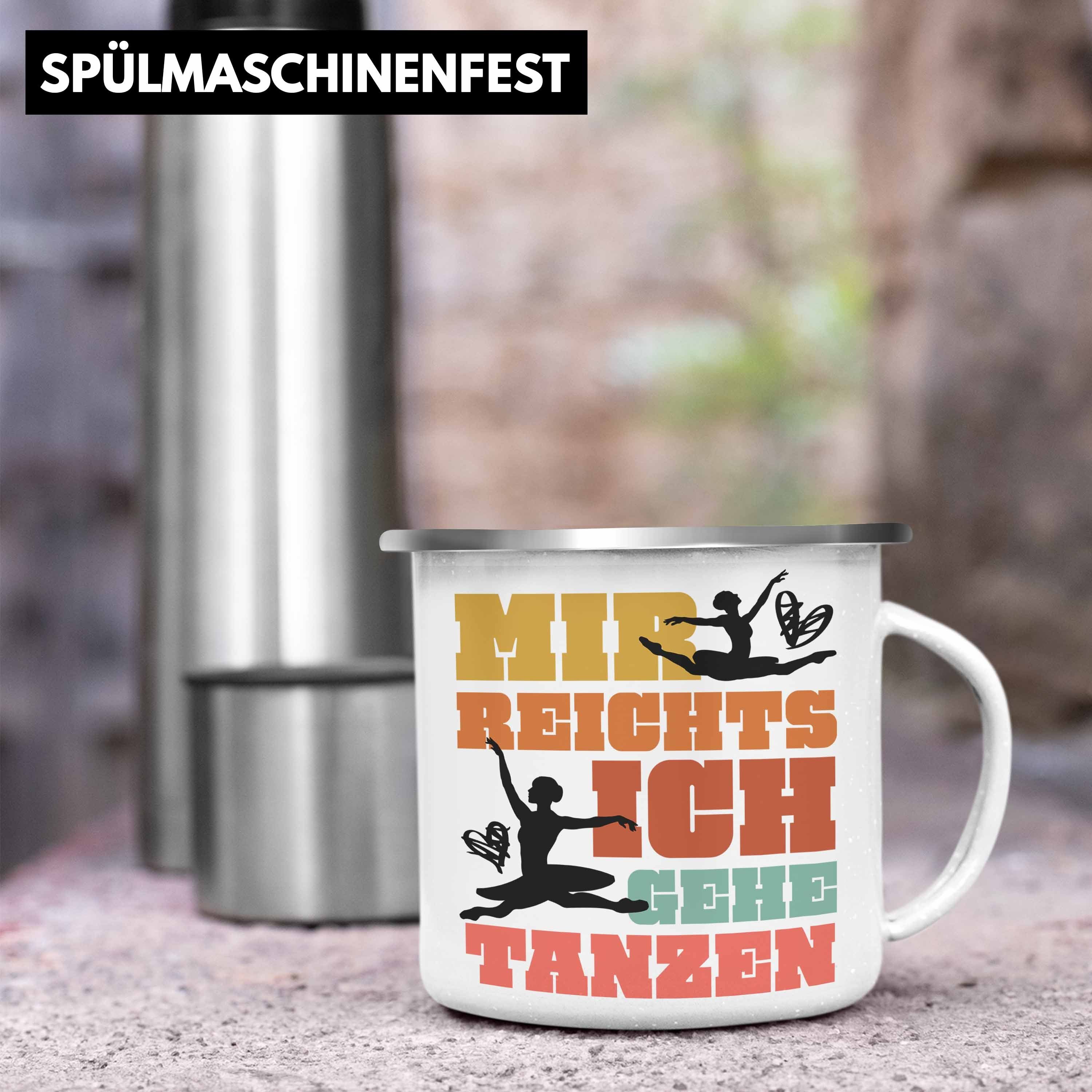 Trendation Thermotasse Trendation - Ballett Ballerina Tänzerin Emaille Tasse Mädchen Geschenk