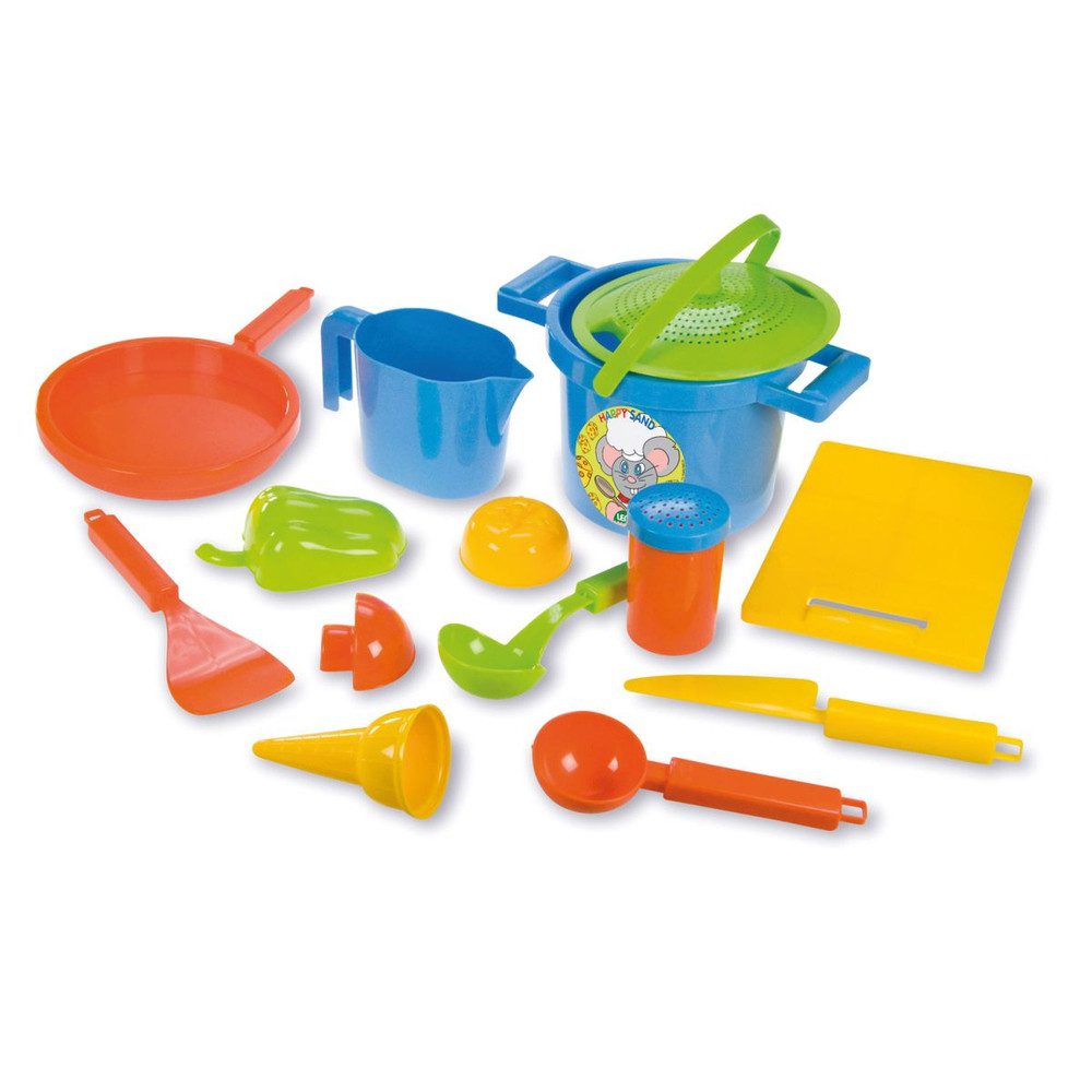 Lena® Sandform LENA - Sandspielset - Kochen - 14-tlg.