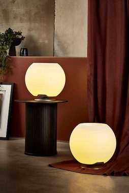 kooduu LED Tischleuchte Sphere, Bluetooth-Lautsprecher, LED fest integriert, Warmweiß, Sekt-/Getränkekühler, Bluetooth Lautsprecher, koppelbar, TWS-Stereo