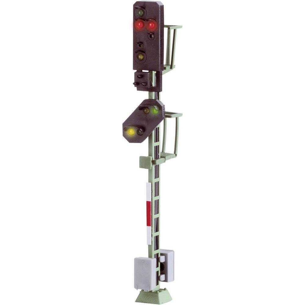 Modelleisenbahn-Signal Licht-Ausfahrsignal der DB mit Vorsignal, 10 LEDs