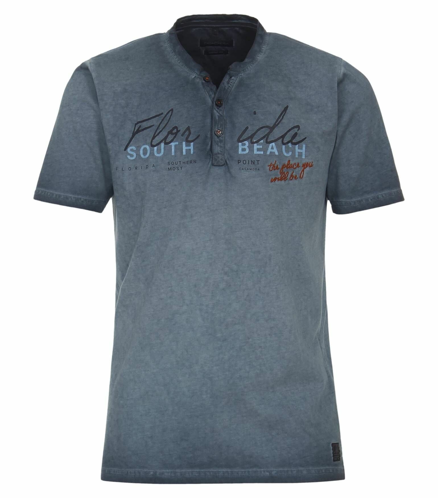 T-Shirt Knopfleisten T-Shirt für Herren