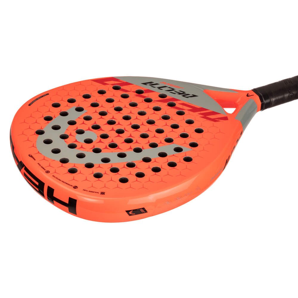 Head Padelschläger Delta Junior 320g/Rund 2022 orangerot/grau
