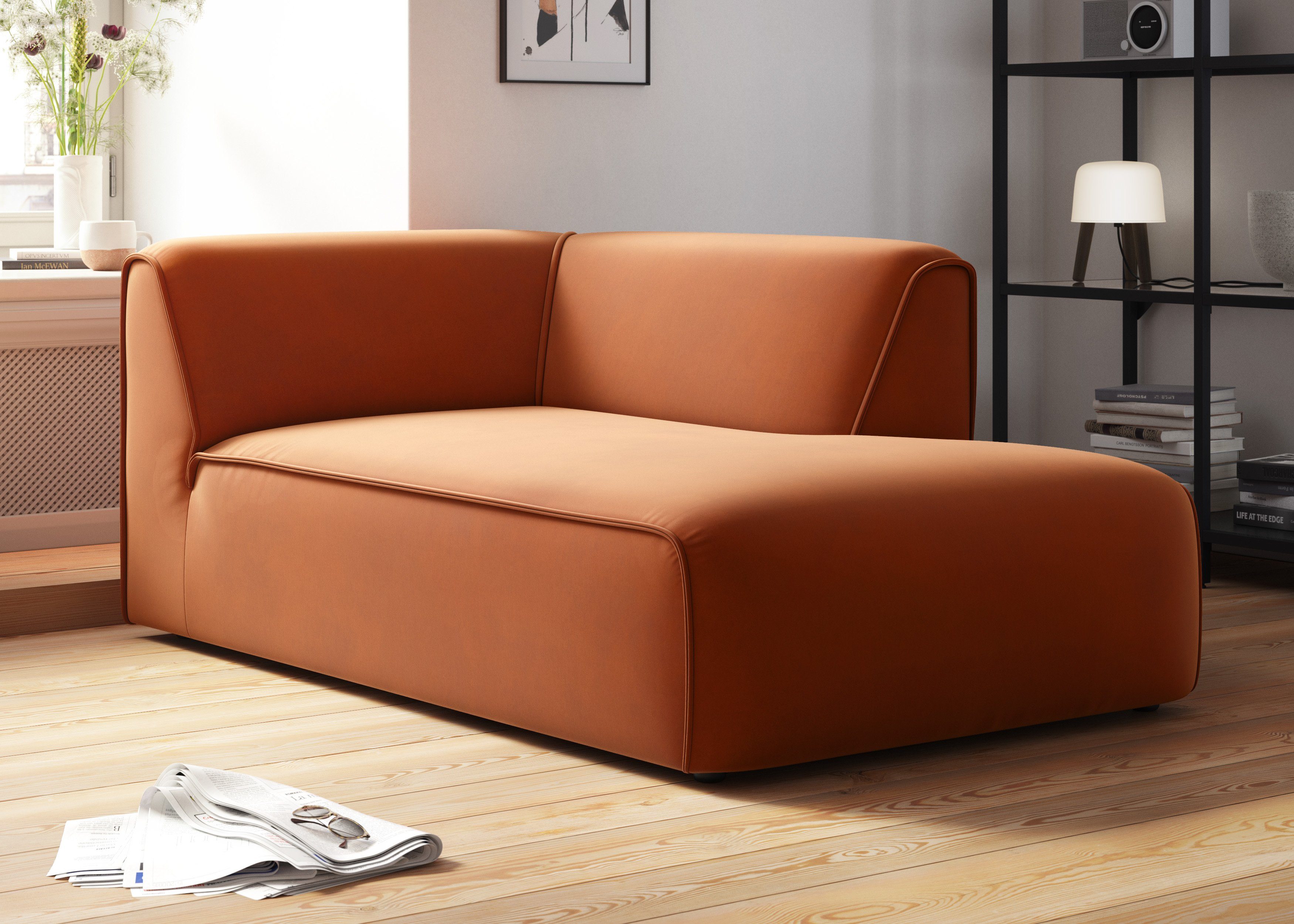 RAUM.ID Ottomane "Merid Chaiselongue, Maße B/T/H: 100/162/70 cm", als Modul günstig online kaufen