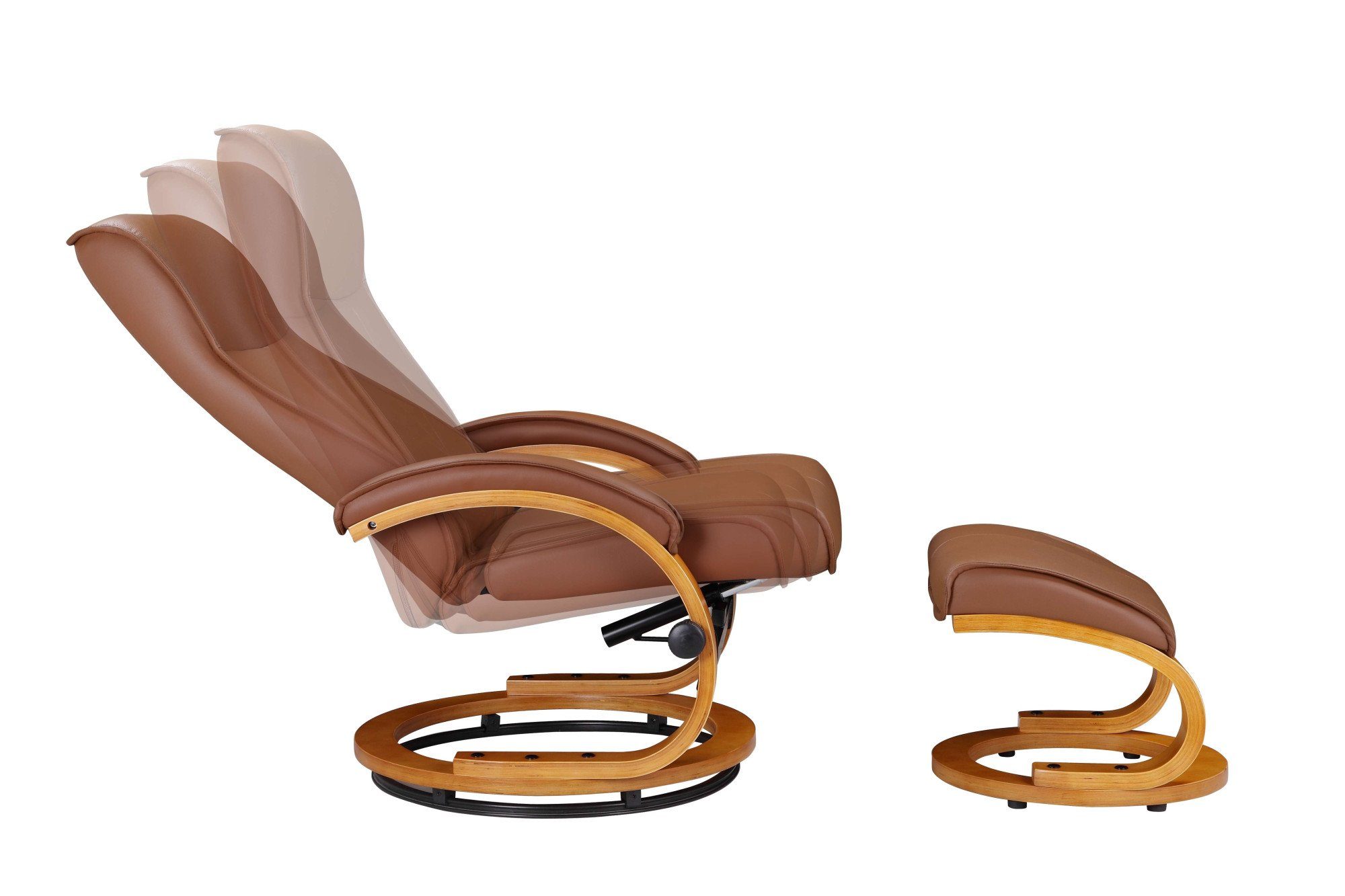 OTTO home Relaxsessel mit Hocker PARIS Naturleder- OTTO. Verlässliche Qualität. (Set, 2-St., bestehend aus Sessel und Hocker), Relaxfunktion, Dreh- und Kippfunktion, Unser Dauertiefpreis