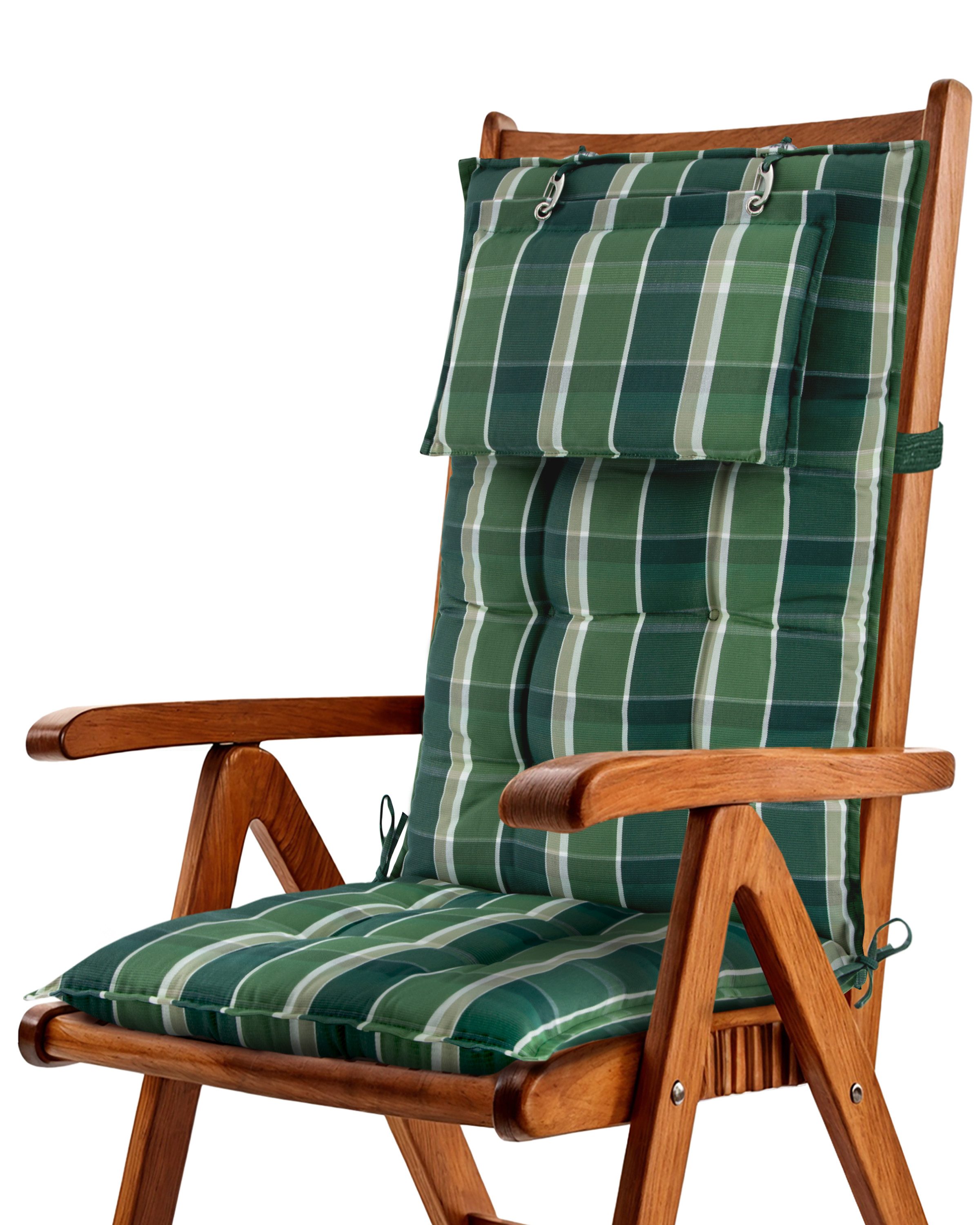 Beautissu Polsterauflage Sun-HL, Hochlehner Auflage 119x50x8cm