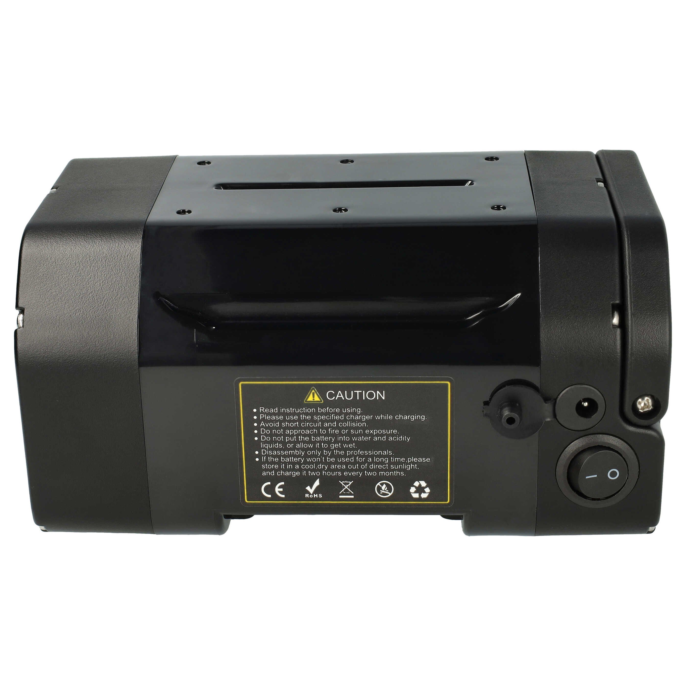 vhbw Akku passend für Ansmann Fahrrad / E-Bike (10 Ah, 36 V, Li-Ion, inkl. E-Bike Akku Akku Li-Ion 10000 mAh (36 V, 1 St), Leistungsfähiger Austausch-Akku für Pedelec, Elektrofahrrad, E-Bike