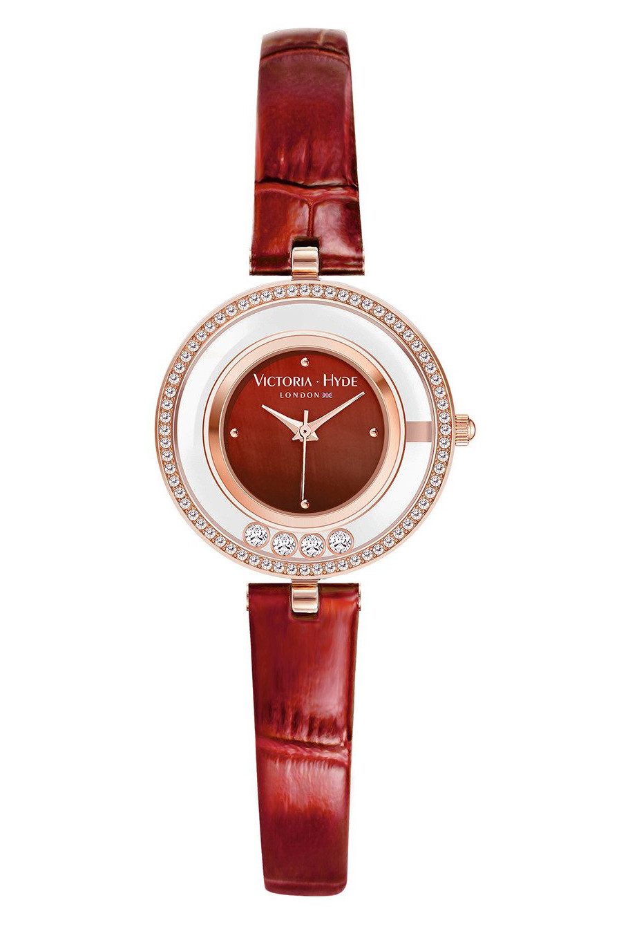 Victoria Hyde Quarzuhr Victoria Hyde Stars Damen Basic Lederarmband Perlen, (1-tlg., Kein Set)