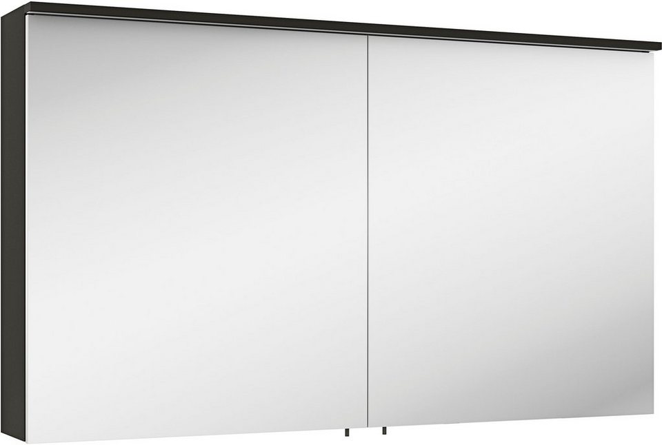 MARLIN Spiegelschrank 3510clarus 120 cm breit, Soft-Close-Funktion, inkl.  Beleuchtung, vormontiert