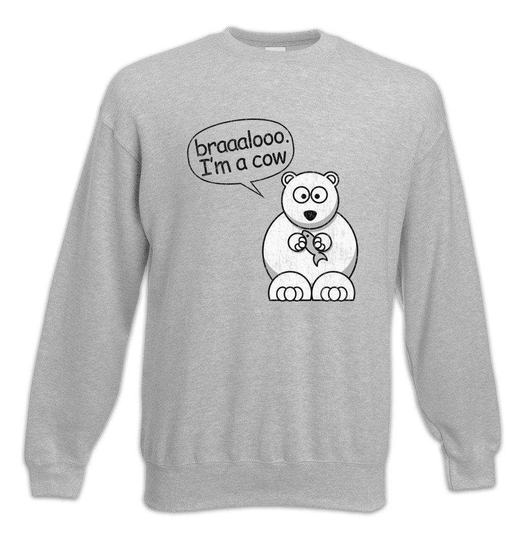 Sweatshirt Bear I'm A Cow Sweatshirt Braaalooo Modern Kuh Bär Eisbär Family