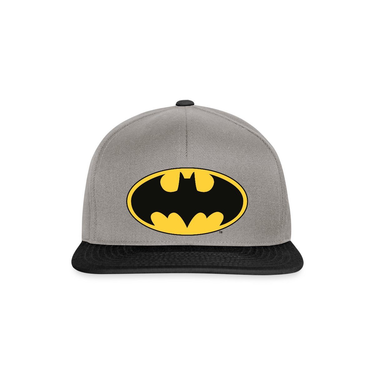 Spreadshirt Snapback Cap DC Comics Batman Logo Schwarze Fledermaus Klassisch Snapback Cap (1-St)