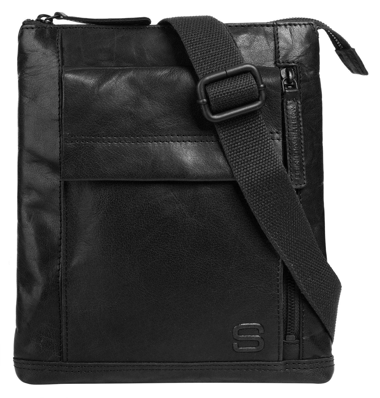 Spikes & Sparrow Umhängetasche, echt Leder