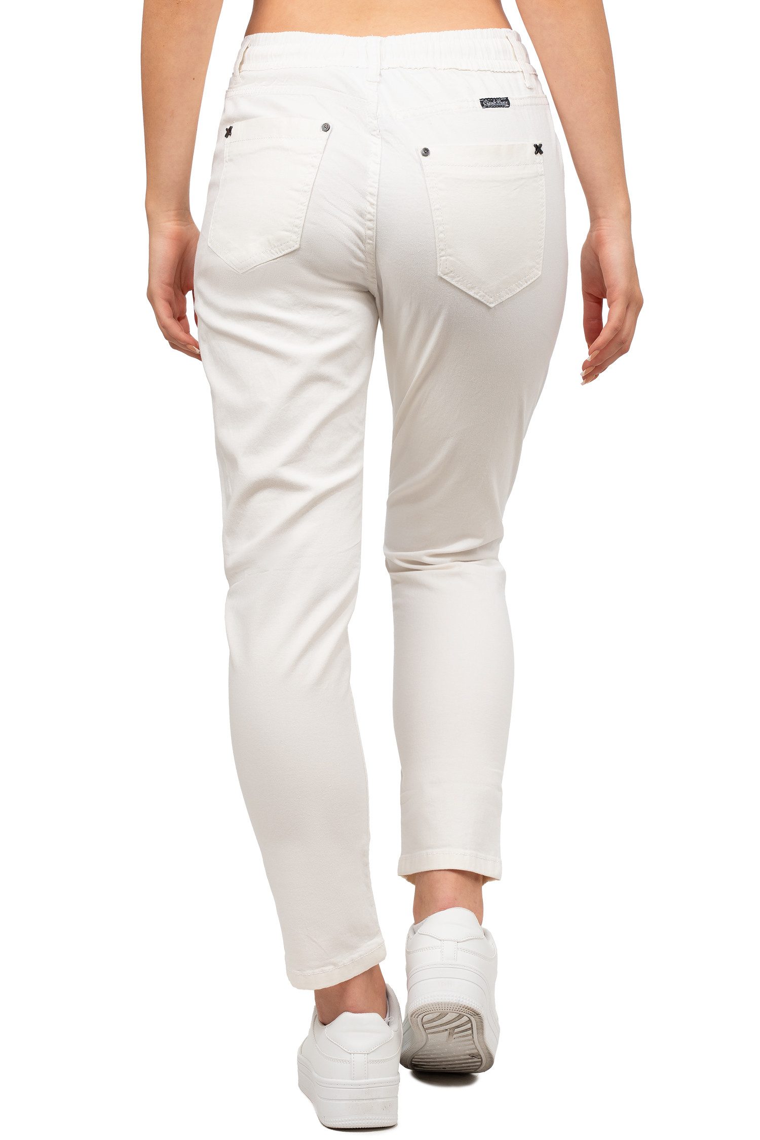 Cipo & Baxx Stoffhose Damen regular fit Hose BA-WD508 für lässige Alltagslo günstig online kaufen