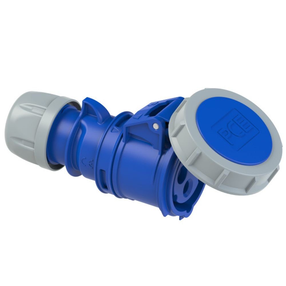 PCE CEE Steckdose Starkstrom Eibausteckdose PCE Kupplung 3P 16A IP67 Elektro-Kabel, Kupplung 3P 16A IP67