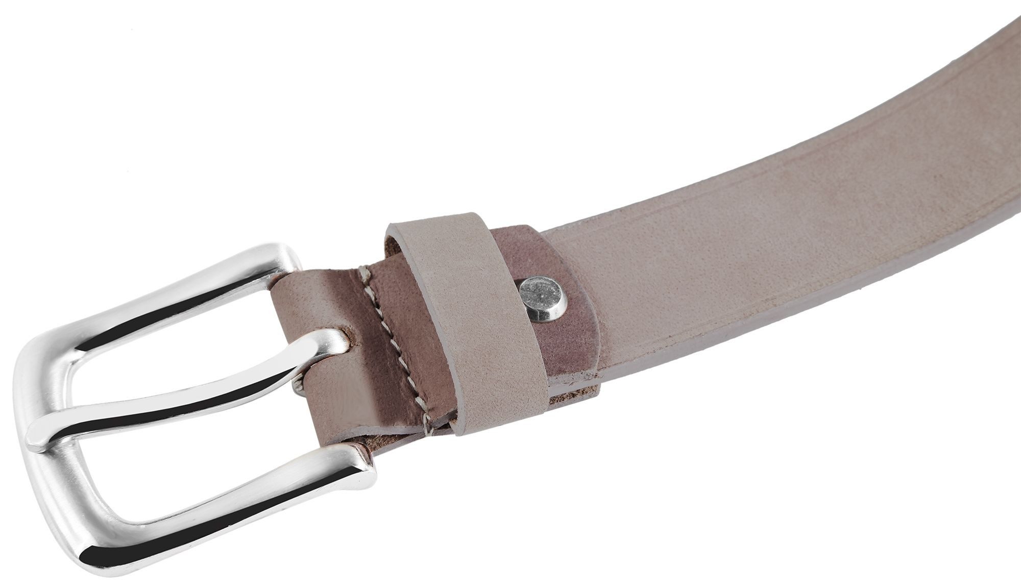 Leonardo Verrelli Ledergürtel Leonardo Verrelli Echt Leder Gürtel, Länge 75 cm Damen GÃ¼rtel