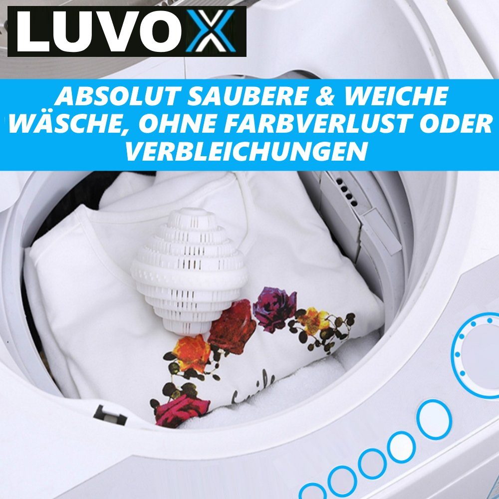 Waschmaschine Waschkugel Öko MAVURA Wäscheball, Ball Wäschekugel Waschball LUVOX Waschmittel Wäsche ersatz ökologischer Ei Wäschekugel Bio Wäsche