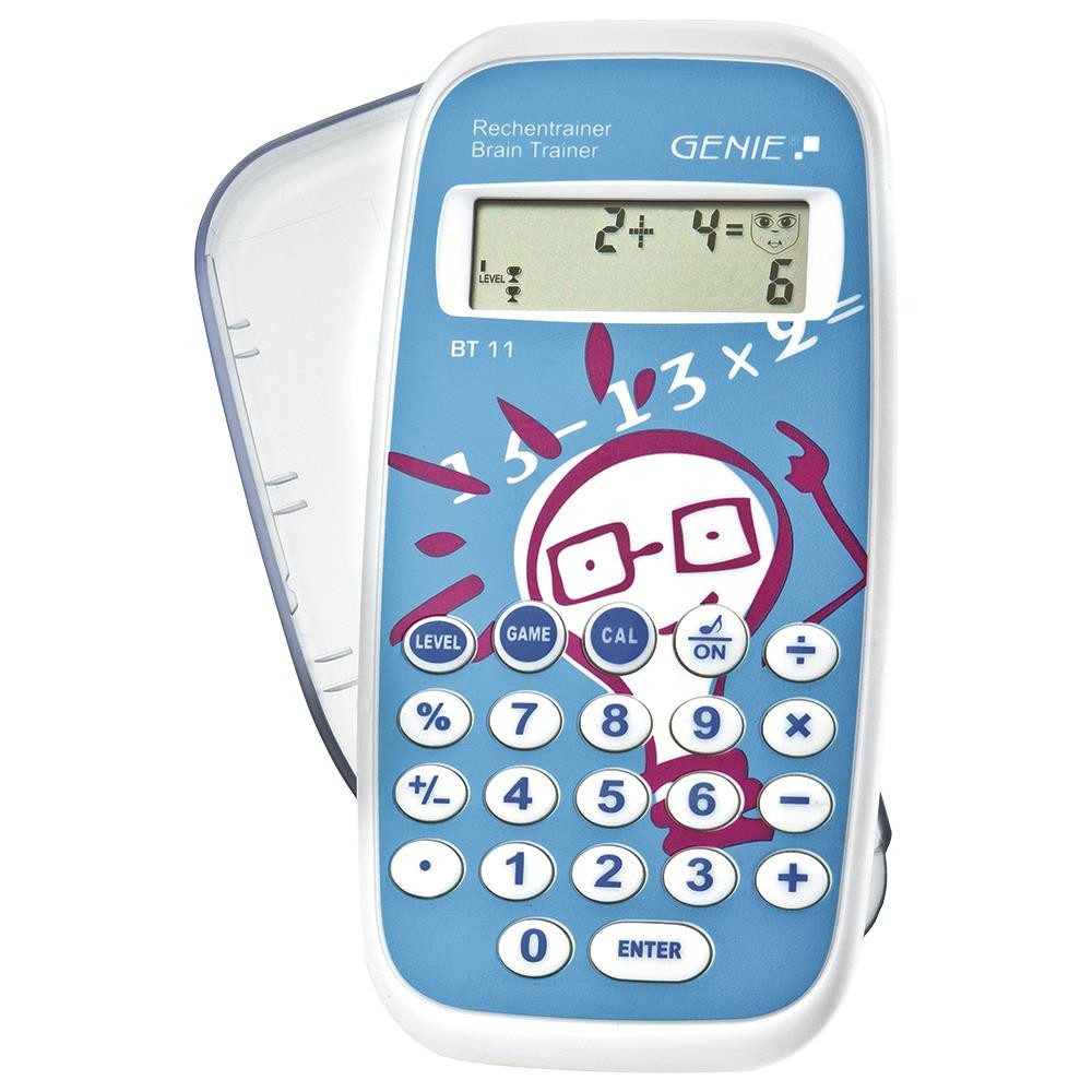 GENIE Taschenrechner Rechentrainer BT11 Rechnen Gehirnjogging Lernspiel