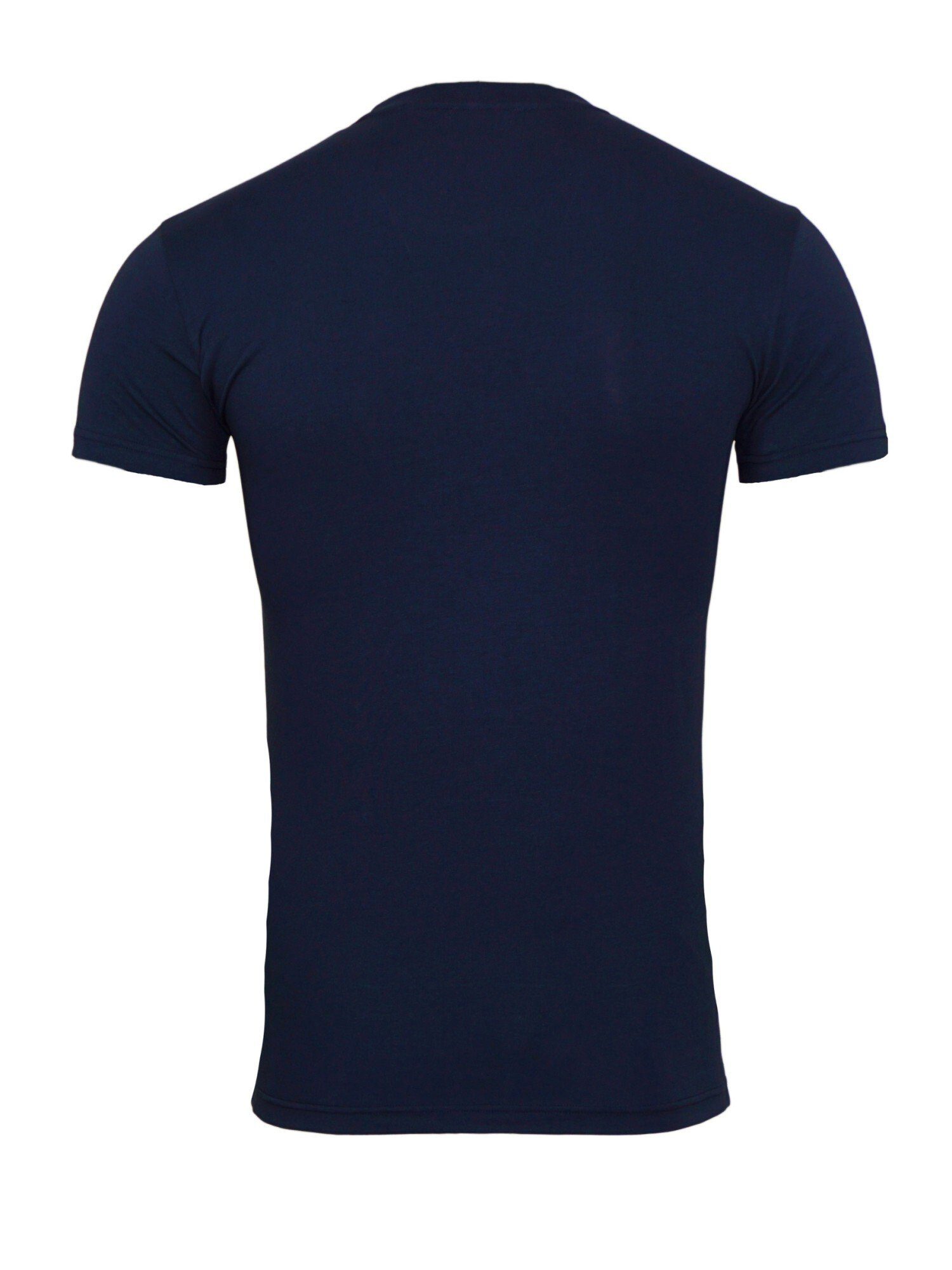 Emporio Armani T-Shirt T-Shirt Knit Crew Neck (1-tlg) dunkelblau