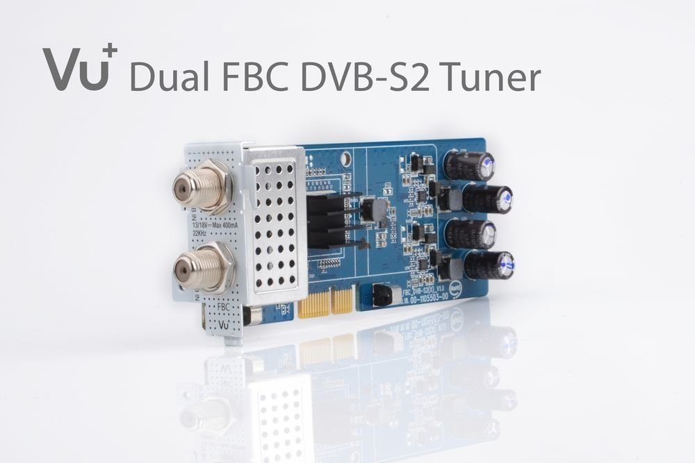 VU+ VU+ DVB-S2/S2X FBC Twin Tuner Uno 4K / Duo 4K / Ultimo 4K (8 Demodula Tuner | Tuner