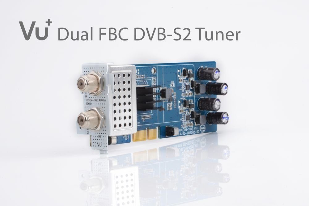 VU+ DVB-S2/S2X FBC Twin Tuner Uno 4K / Duo 4K / Ultimo 4K (8 Demodula Tuner