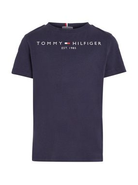 Tommy Hilfiger Rundhalsshirt ESSENTIAL SWEATPANTS mit Tommy Hilfger Logo-Schriftzug