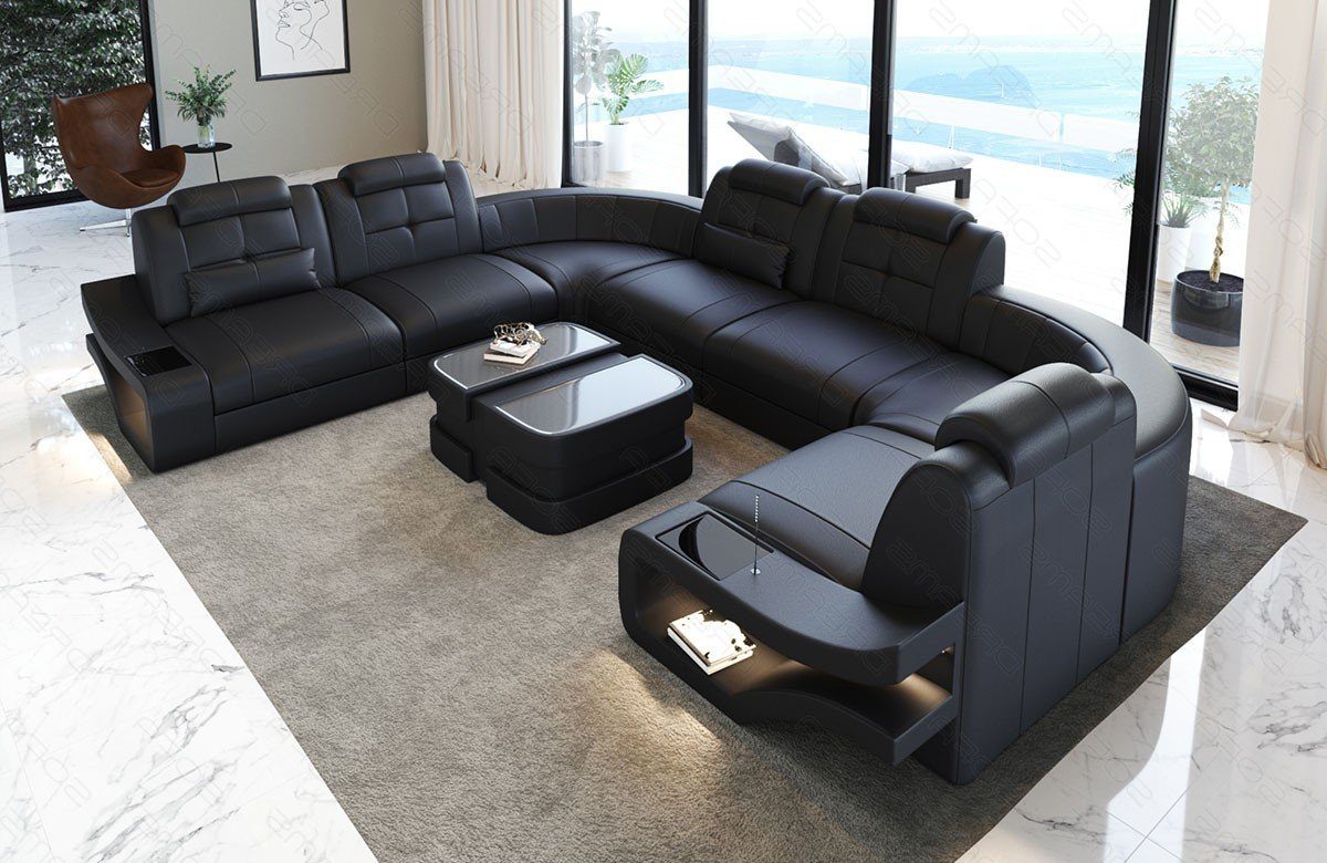 Sofa Dreams Wohnlandschaft Leder Couch Sofa günstig online kaufen