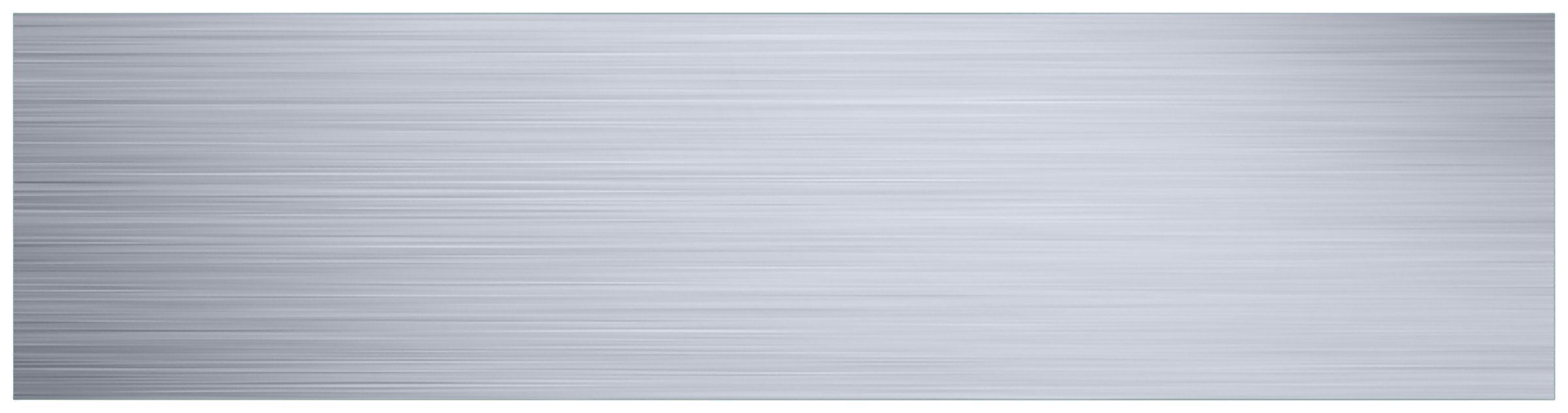 Wallario Küchenrückwand Muster aus grauen Streifen - Schraffur, (1-tlg)
