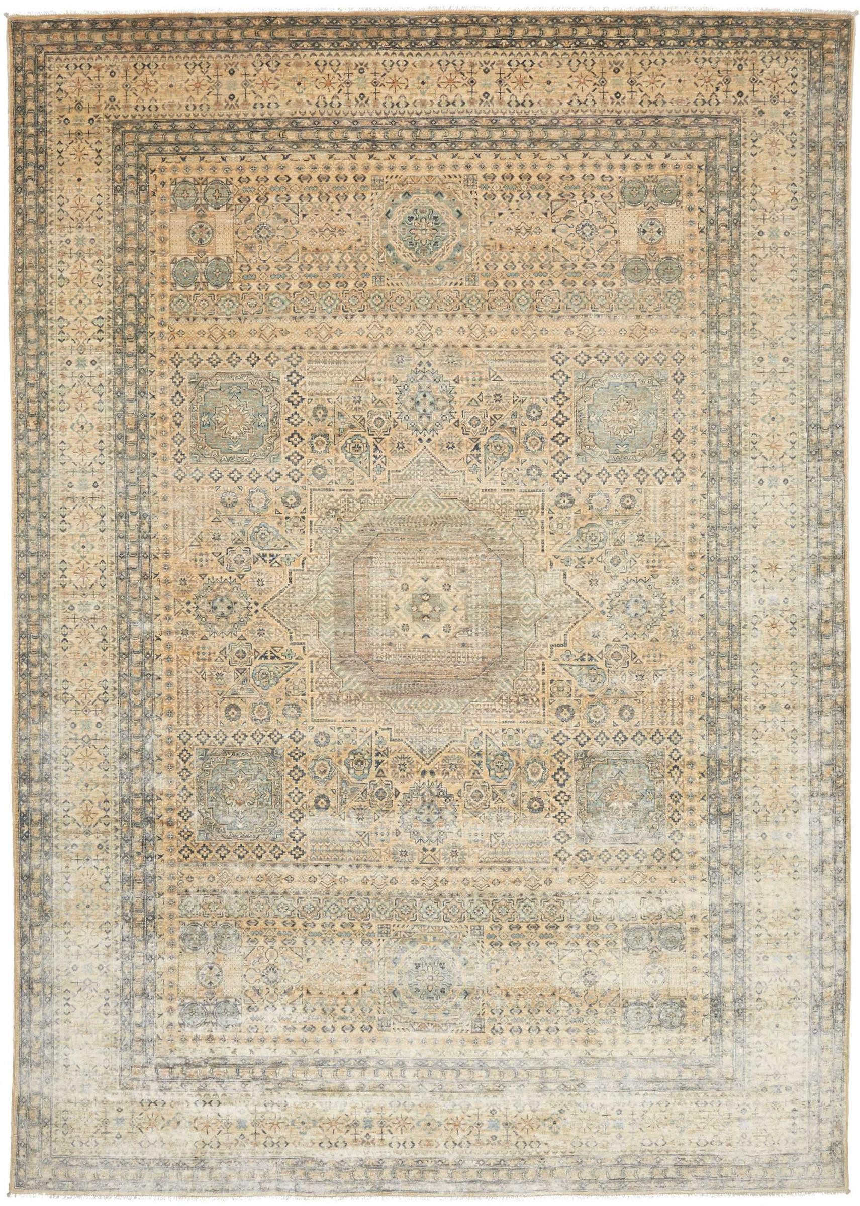Nain Trading Orientteppich Mamluk 245x345 Handgeknüpfter Orientteppich, rechteckig, Höhe: 6 mm
