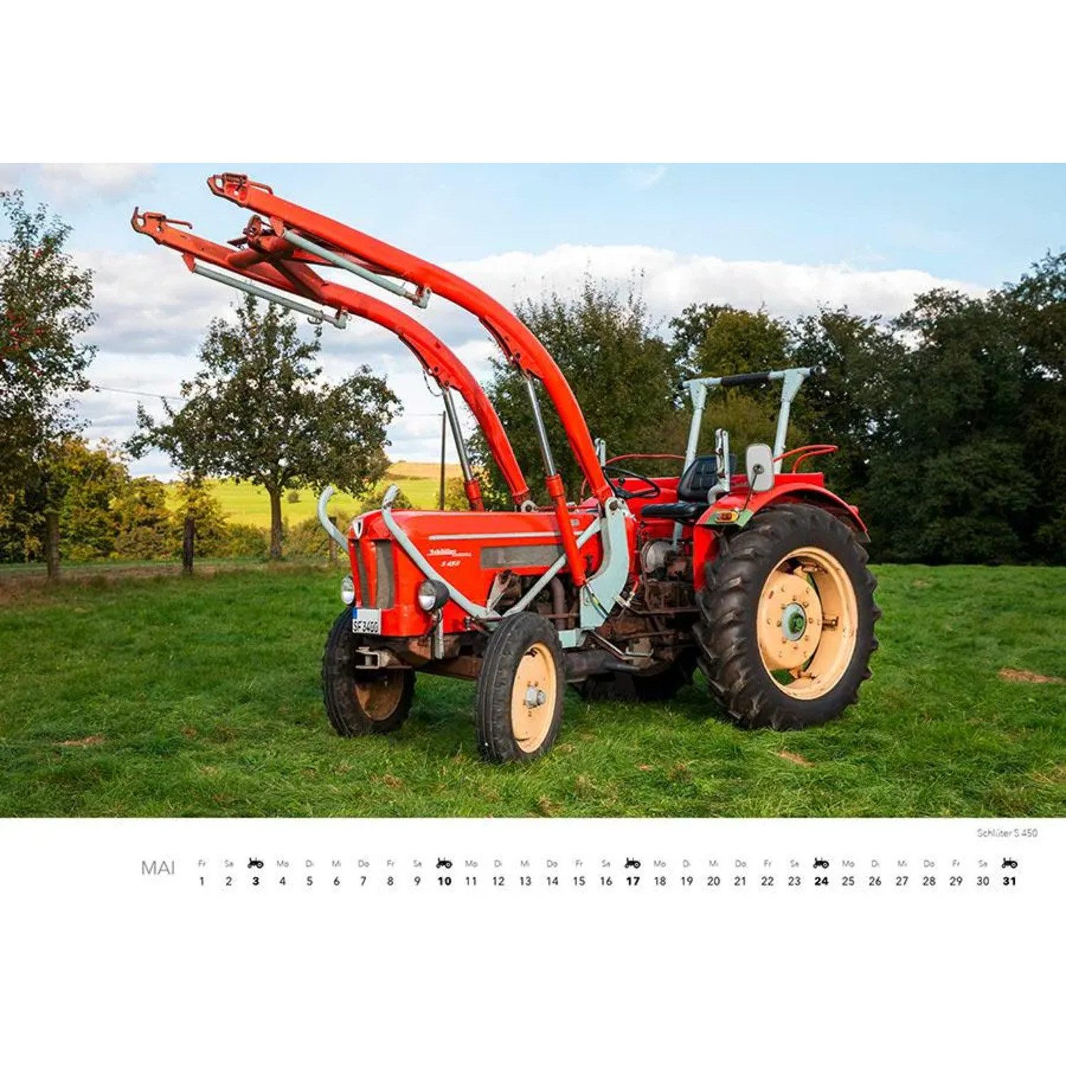 HEEL Verlag Wandkalender Klassische Traktoren Kalender 2026