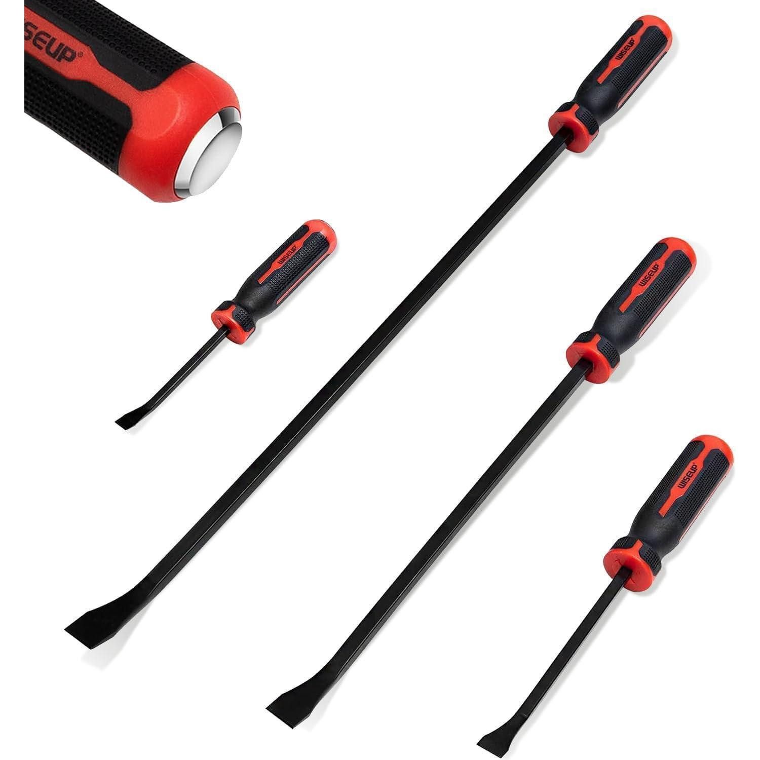 LuxusKollektion Brecheisen Brecheisen-Set 4-teilig 20-61 cm mit Schlagkappen