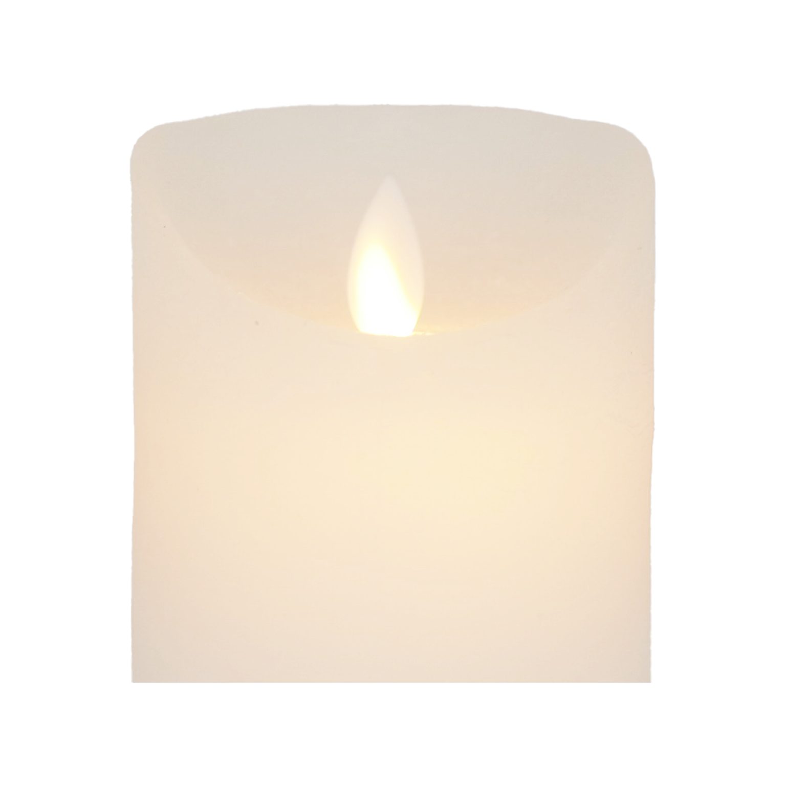 B&S LED-Kerze LED Echtwachskerze weiß mit flackereffekt und Timer H:9.5 x Ø günstig online kaufen