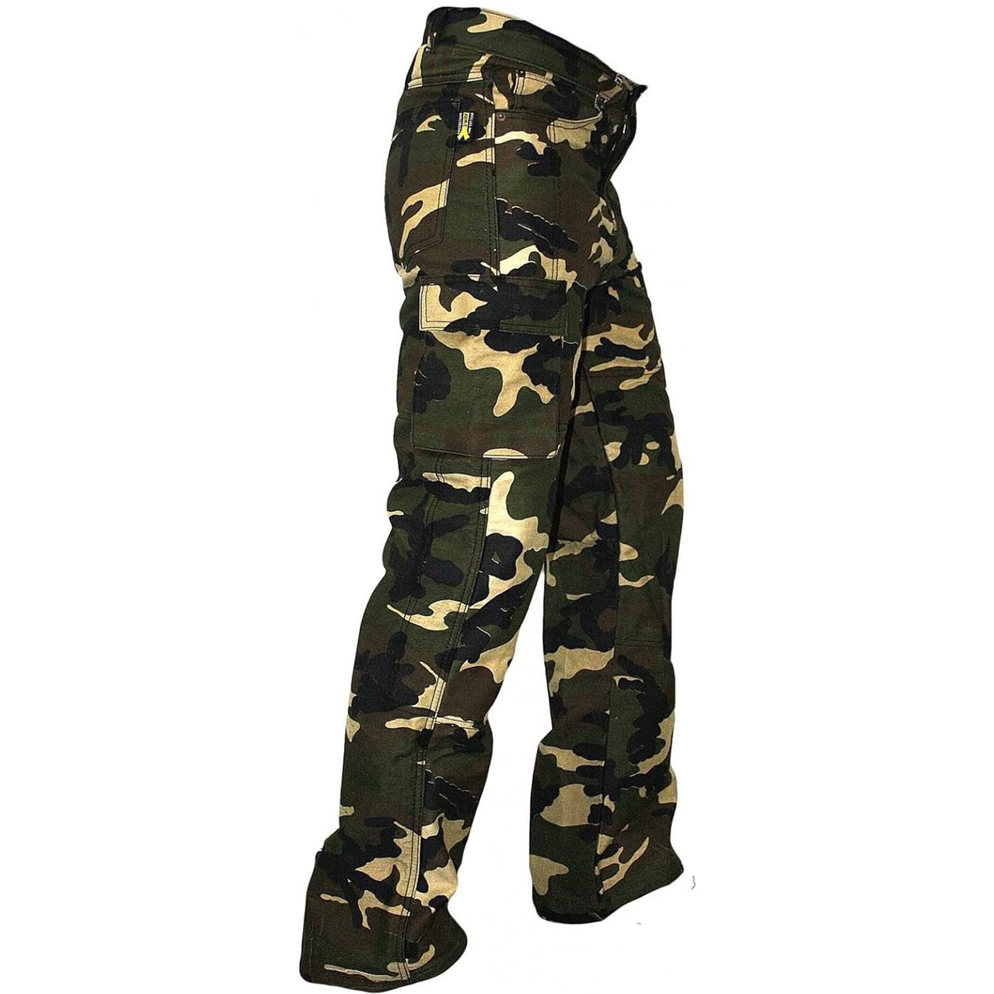 German Wear Motorradhose JEANS-003 Motorradjeans Biker Cargohose mit Schutz Aramidstoff & CE-Protektoren – Bild 5 von 5